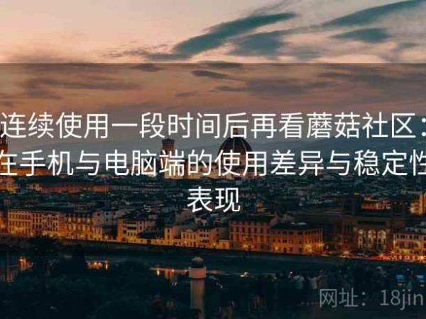 连续使用一段时间后再看蘑菇社区：在手机与电脑端的使用差异与稳定性表现