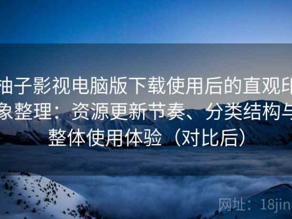 柚子影视电脑版下载使用后的直观印象整理：资源更新节奏、分类结构与整体使用体验（对比后）