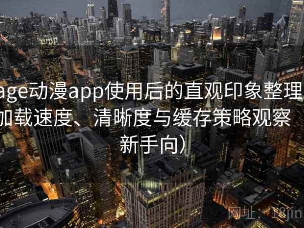 age动漫app使用后的直观印象整理：加载速度、清晰度与缓存策略观察（新手向）