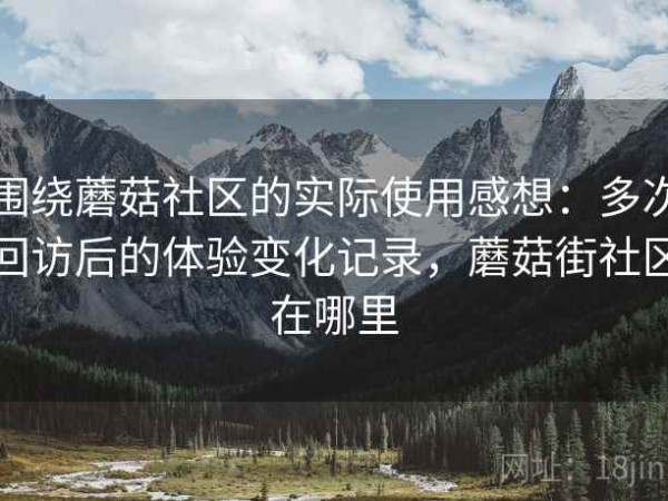 围绕蘑菇社区的实际使用感想：多次回访后的体验变化记录，蘑菇街社区在哪里