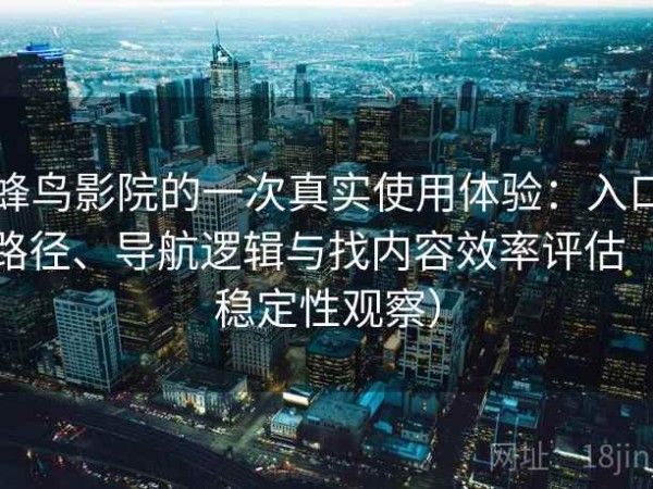 蜂鸟影院的一次真实使用体验：入口路径、导航逻辑与找内容效率评估（稳定性观察）