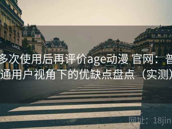 多次使用后再评价age动漫 官网：普通用户视角下的优缺点盘点（实测）