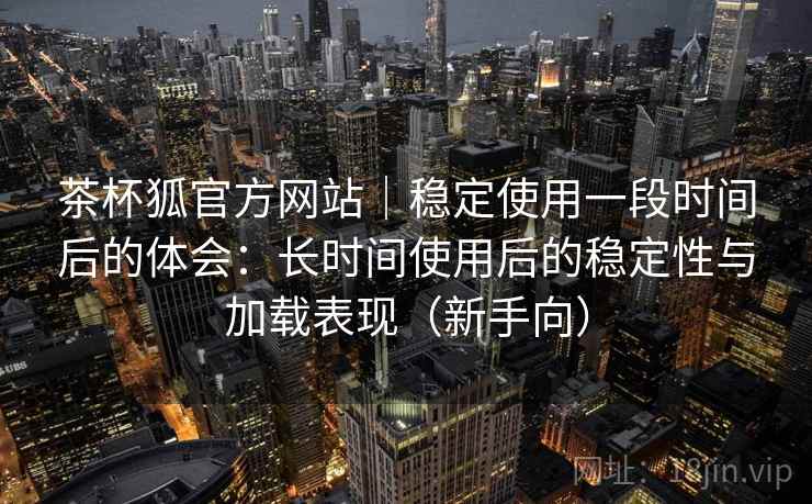 茶杯狐官方网站｜稳定使用一段时间后的体会：长时间使用后的稳定性与加载表现（新手向）