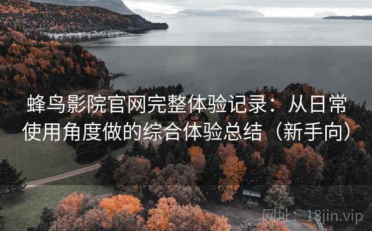 蜂鸟影院官网完整体验记录：从日常使用角度做的综合体验总结（新手向）